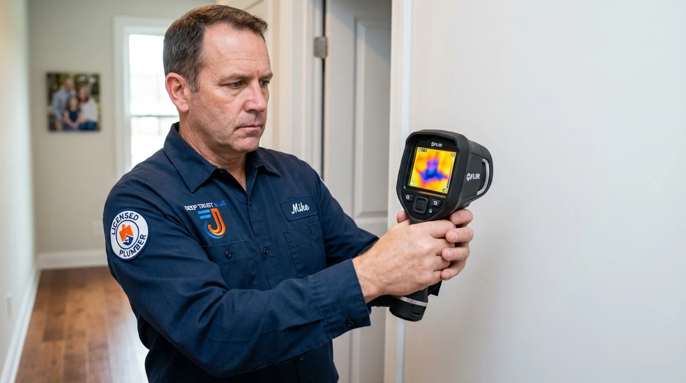 Thermal imaging leak detection by Johns Plumbing LLC in Boqueron